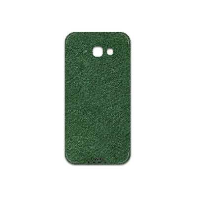 برچسب پوششی ماهوت مدل Green-Leather مناسب برای گوشی موبایل سامسونگ Galaxy A5 2017