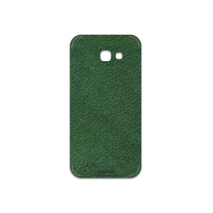 برچسب پوششی ماهوت مدل Green-Leather مناسب برای گوشی موبایل سامسونگ Galaxy A5 2017