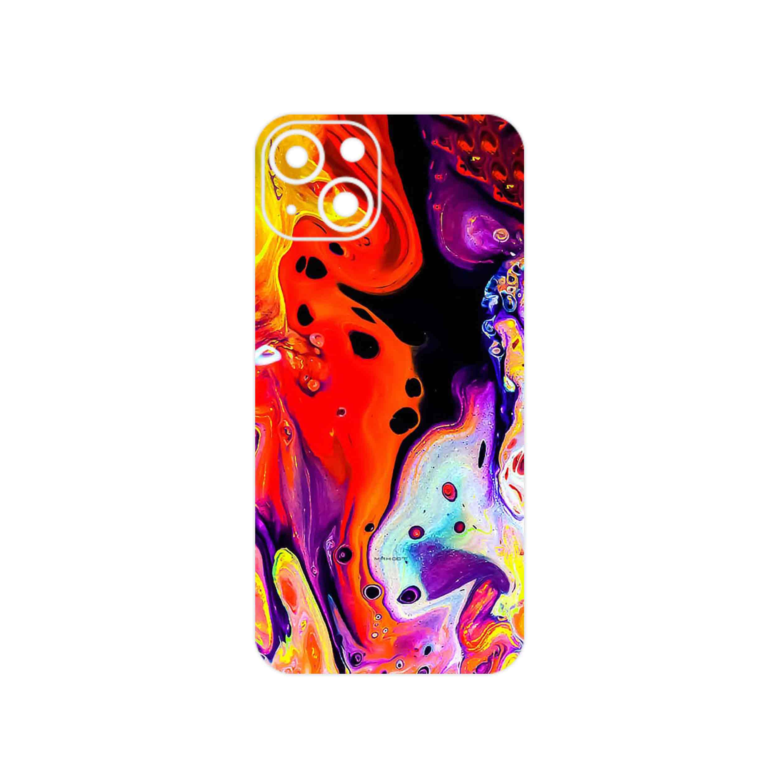 برچسب پوششی ماهوت مدل Abstract Oil Art مناسب برای گوشی موبایل اپل iPhone 13
