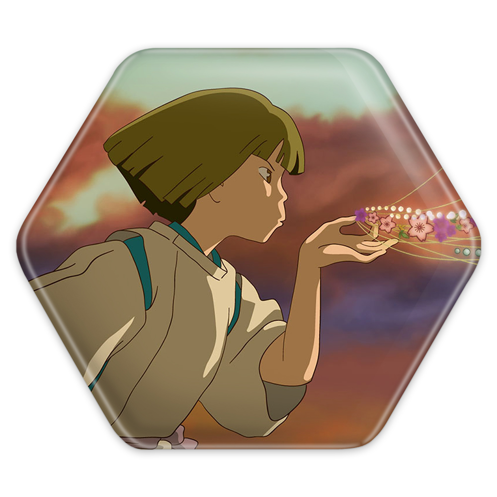 پیکسل خندالو طرح هاکو انیمه شهر اشباح مدل شش ضلعی کد 12112