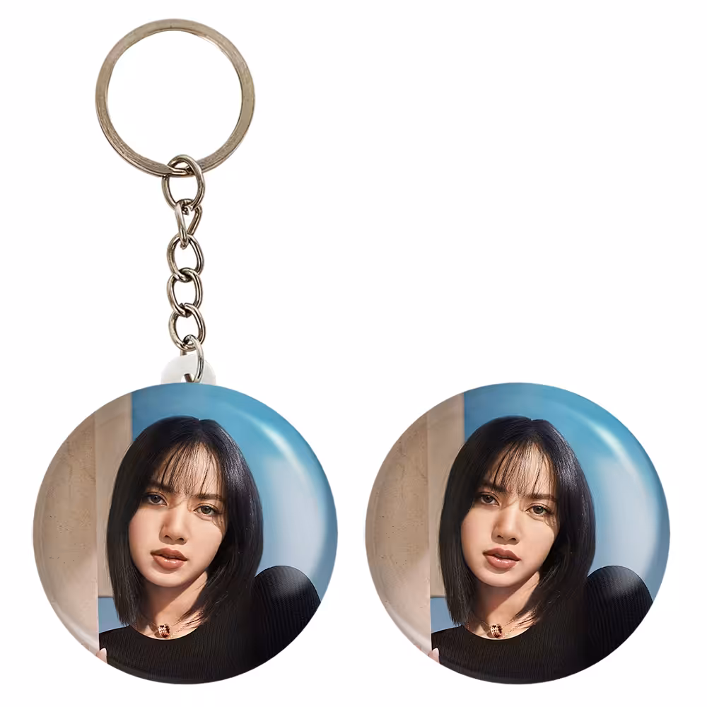 پیکسل خندالو مدل لیسا بلک پینک کد 14274 به همراه جاکلیدی