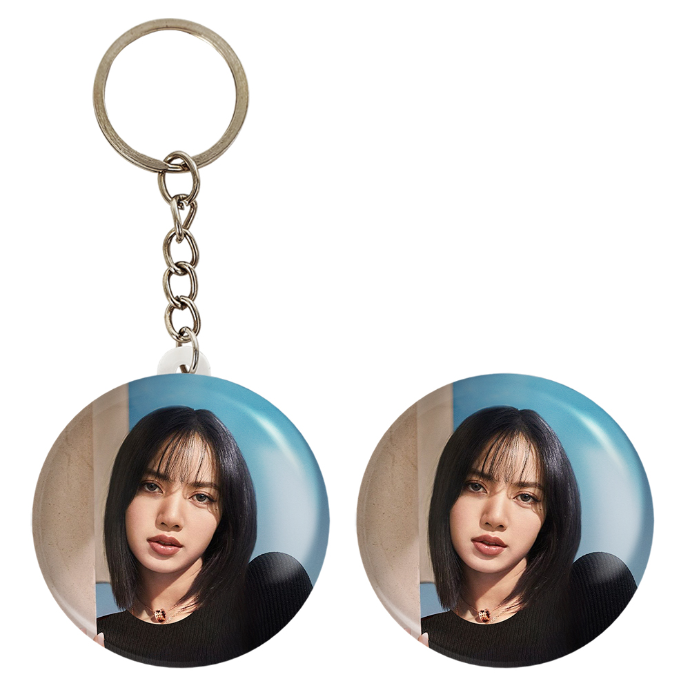 پیکسل خندالو مدل لیسا بلک پینک کد 14274 به همراه جاکلیدی