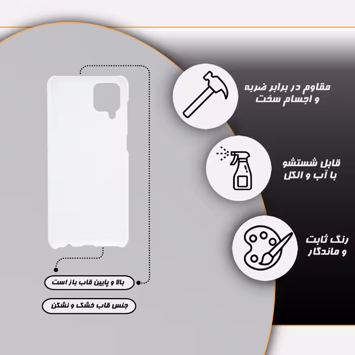 کاور گارد قاب مدل دخترانه مناسب برای گوشی موبایل سامسونگ galaxy a12