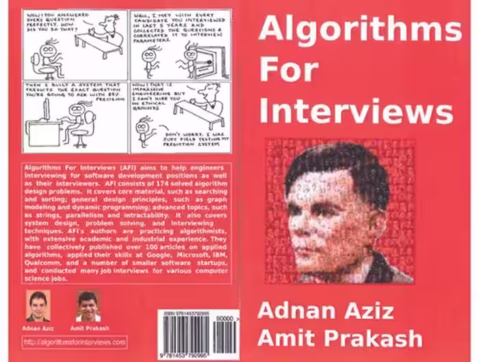 خرید و دانلود نسخه کامل کتاب Algorithms for interviews