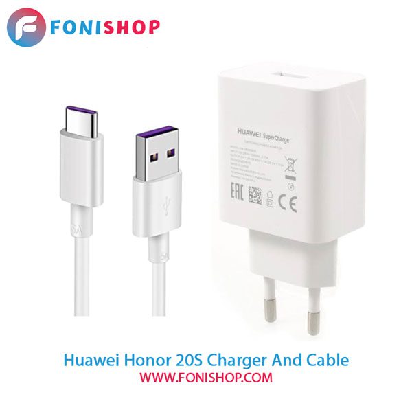 کابل و شارژر سوپر فست شارژ اصلی هوآوی Huawei Honor 20S