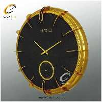 ساعت دیواری اورجینال آرتمیس آلیاژ فلزی طلایی| کد رفرنس 12728، مدل: 30290Gold Black