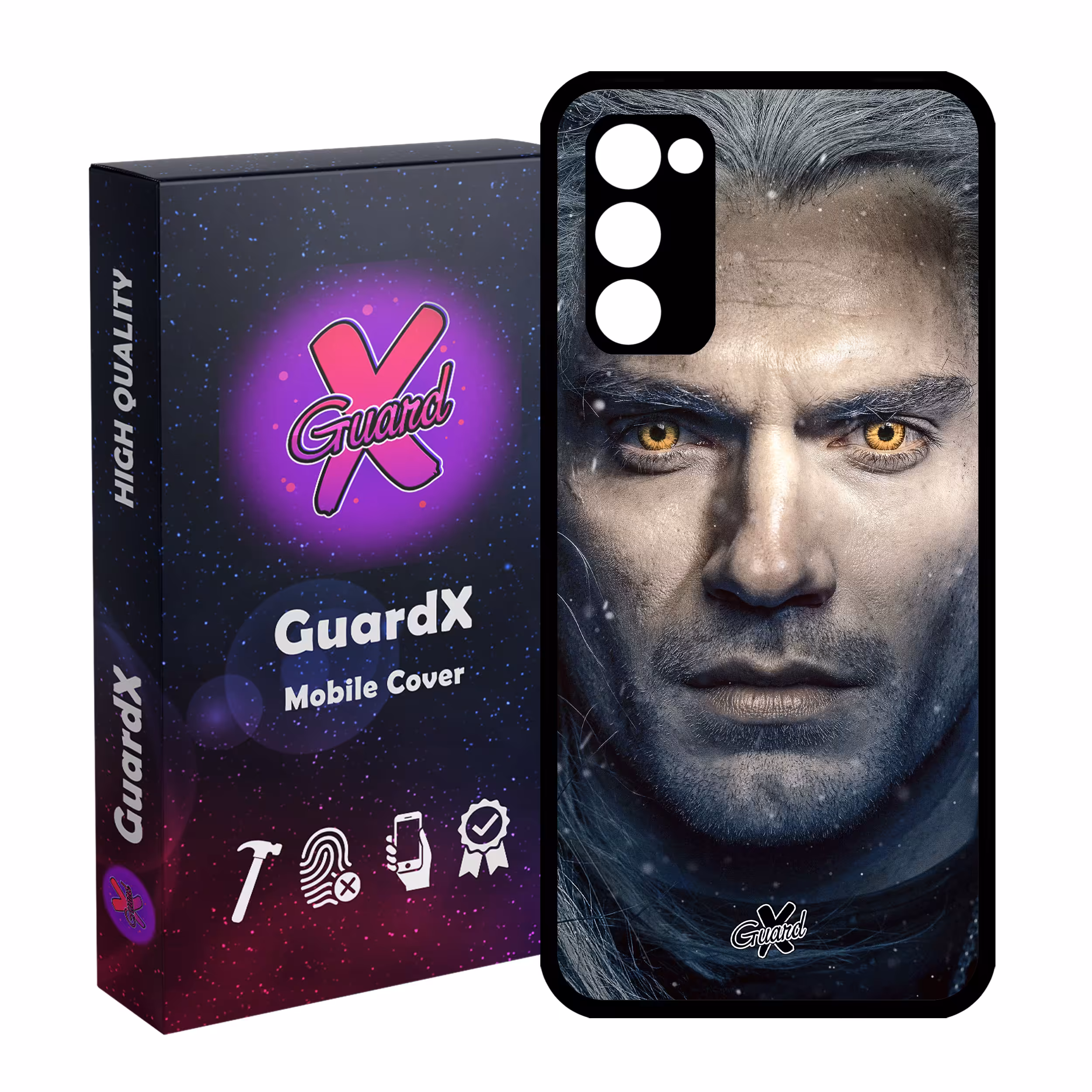 کاور گارد ایکس طرح Witcher مدل Glass10177 مناسب برای گوشی موبایل سامسونگ Galaxy S20 FE