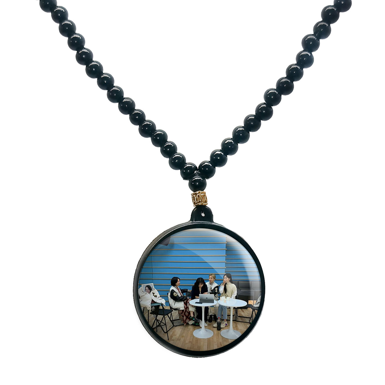 گردنبند پرمانه طرح تو ایس کد pmd.19684 مدل دو طرفه