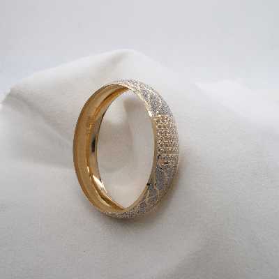 النگو طلا عیار 18 زنانه سهی مدل VB16-1