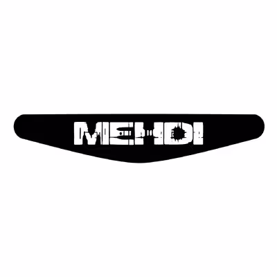 برچسب لایت بار دسته پلی استیشن 4 ونسونی طرح Mehdi