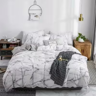 سرویس خواب مدل ماربل کد Dsr723 دونفره 6 تکه