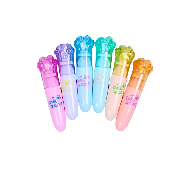 ماژیک علامت زن 6 عددی طرح پنجه گربه کد 1360