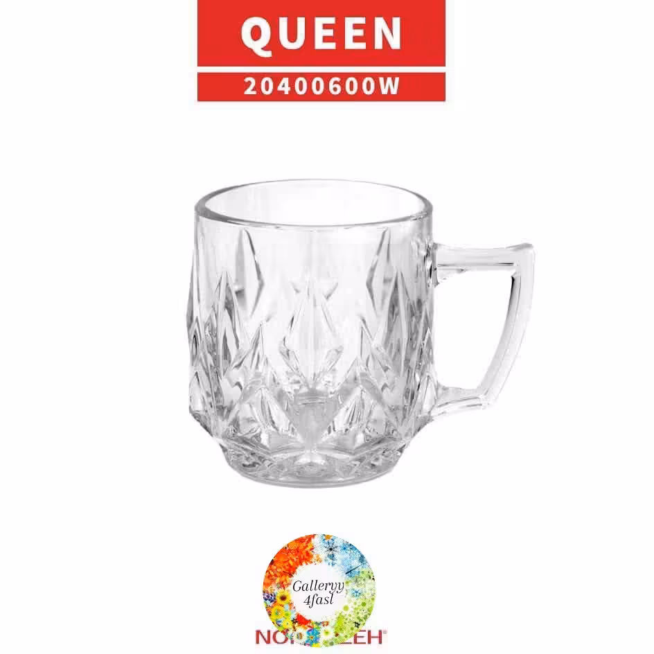 فنجان چای کوئین نوری تازه طرح جدید (6 عددی) نوریتازه