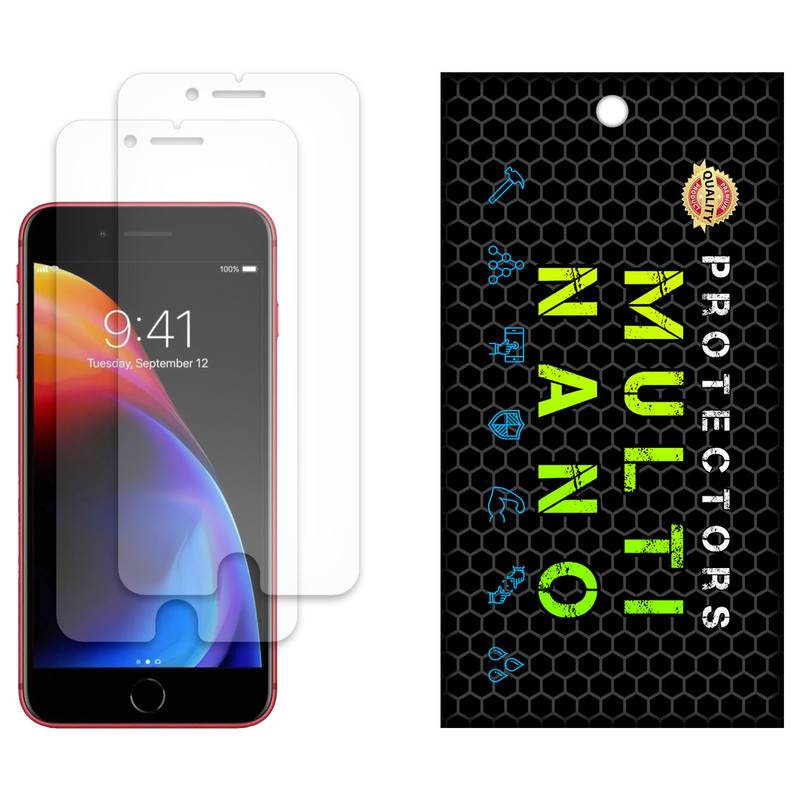 محافظ صفحه نمایش مات مولتی نانو مدل X-S2M مناسب برای گوشی موبایل اپل iPhone 8 Plus بسته دو عددی | کالا برتری