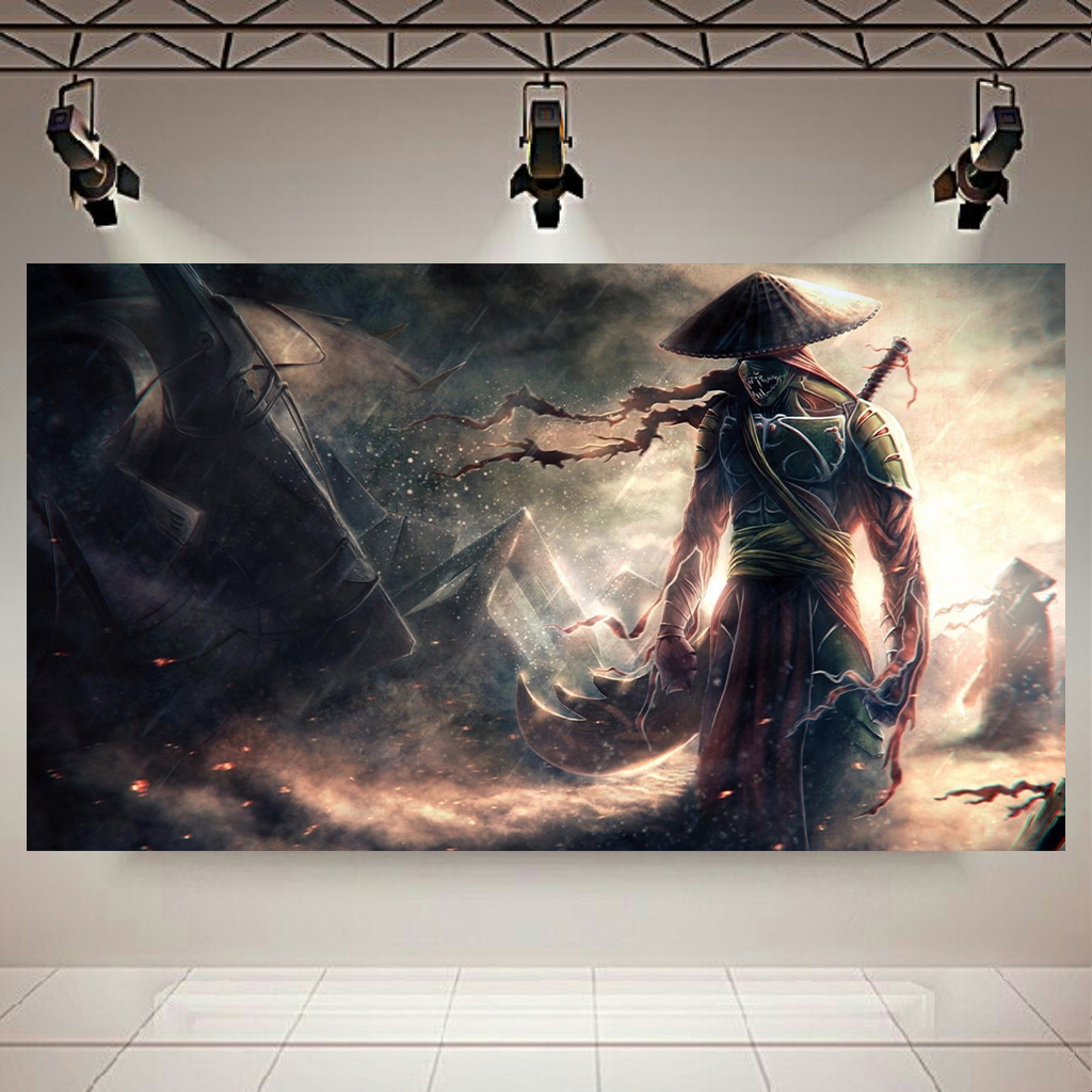 تابلو بوم طرح Game مدل Dota 2 سامورایی کد AR6430