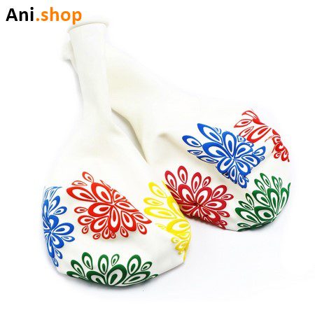 بادکنک تولد طرح گل کد17 بسته 3 عددی