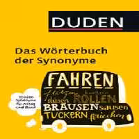 Duden Das Worterbuch der Synonyme کتاب آلمانی (رنگی)