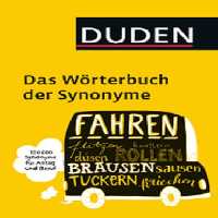 Duden Das Worterbuch der Synonyme کتاب آلمانی (رنگی)