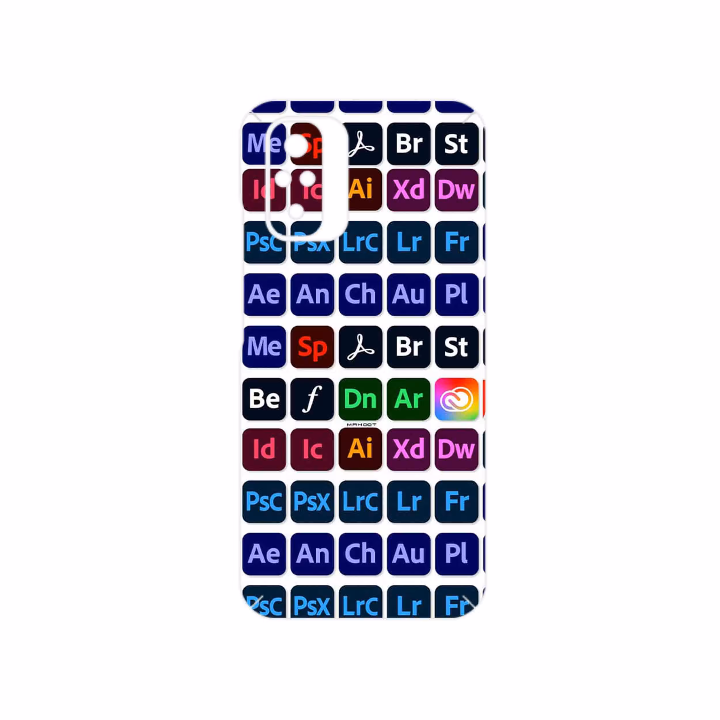 برچسب پوششی ماهوت مدل Adobe مناسب برای گوشی موبایل شیائومی Redmi Note 10s