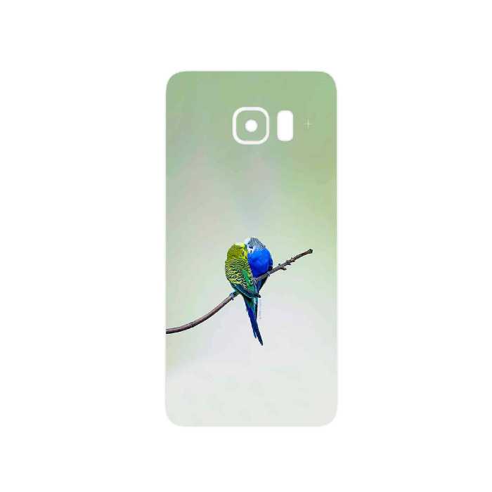 برچسب پوششی ماهوت مدل Lovebird مناسب برای گوشی موبایل سامسونگ Galaxy S6 Edge Plus