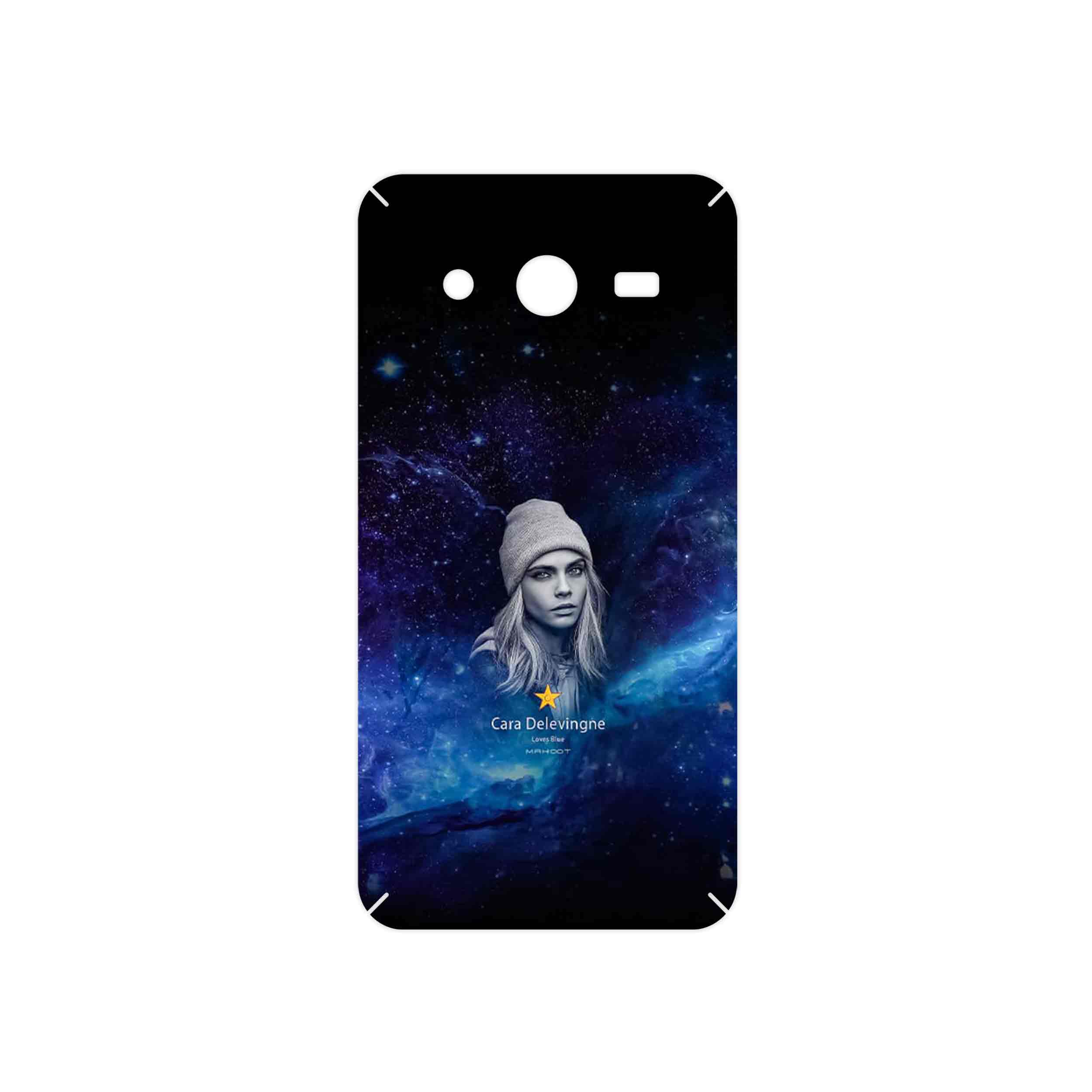 برچسب پوششی ماهوت مدل Cara Delevingne مناسب برای گوشی موبایل سامسونگ Galaxy Core 2