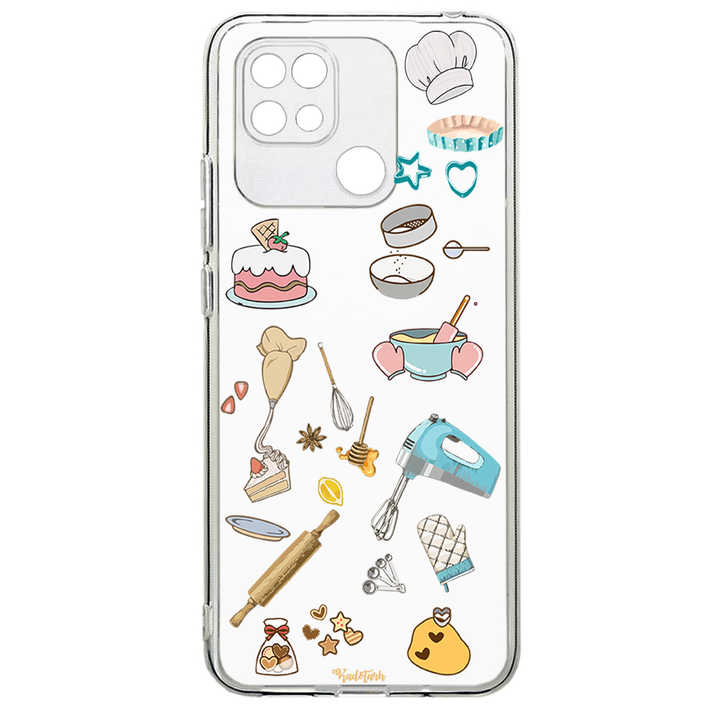 کاور طرح شیرینی پزی مناسب برای گوشی موبایل شیائومی Redmi 10A