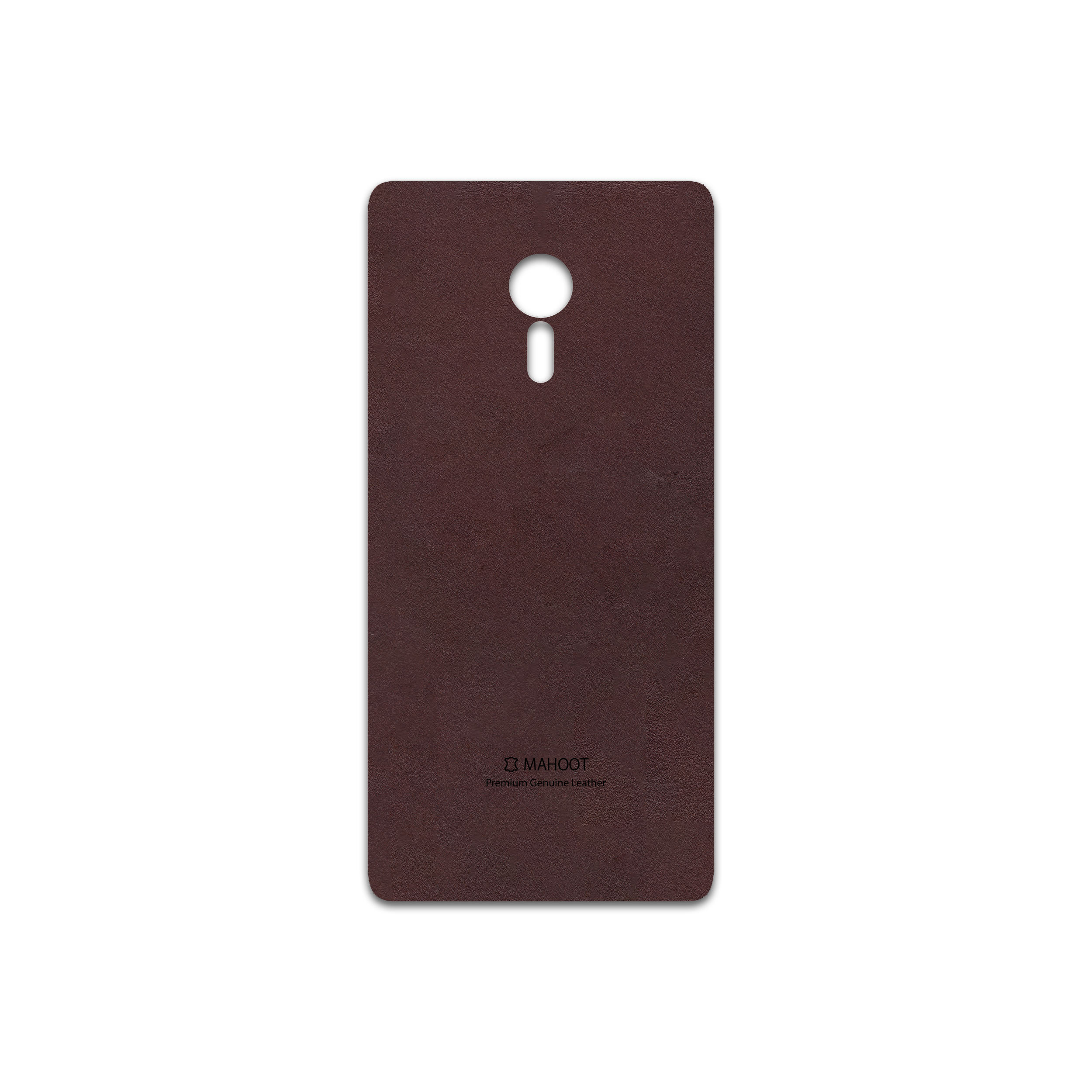 برچسب پوششی ماهوت مدل Matte-Dark-Brown-Leather مناسب برای گوشی موبایل لنوو ZUK Z2