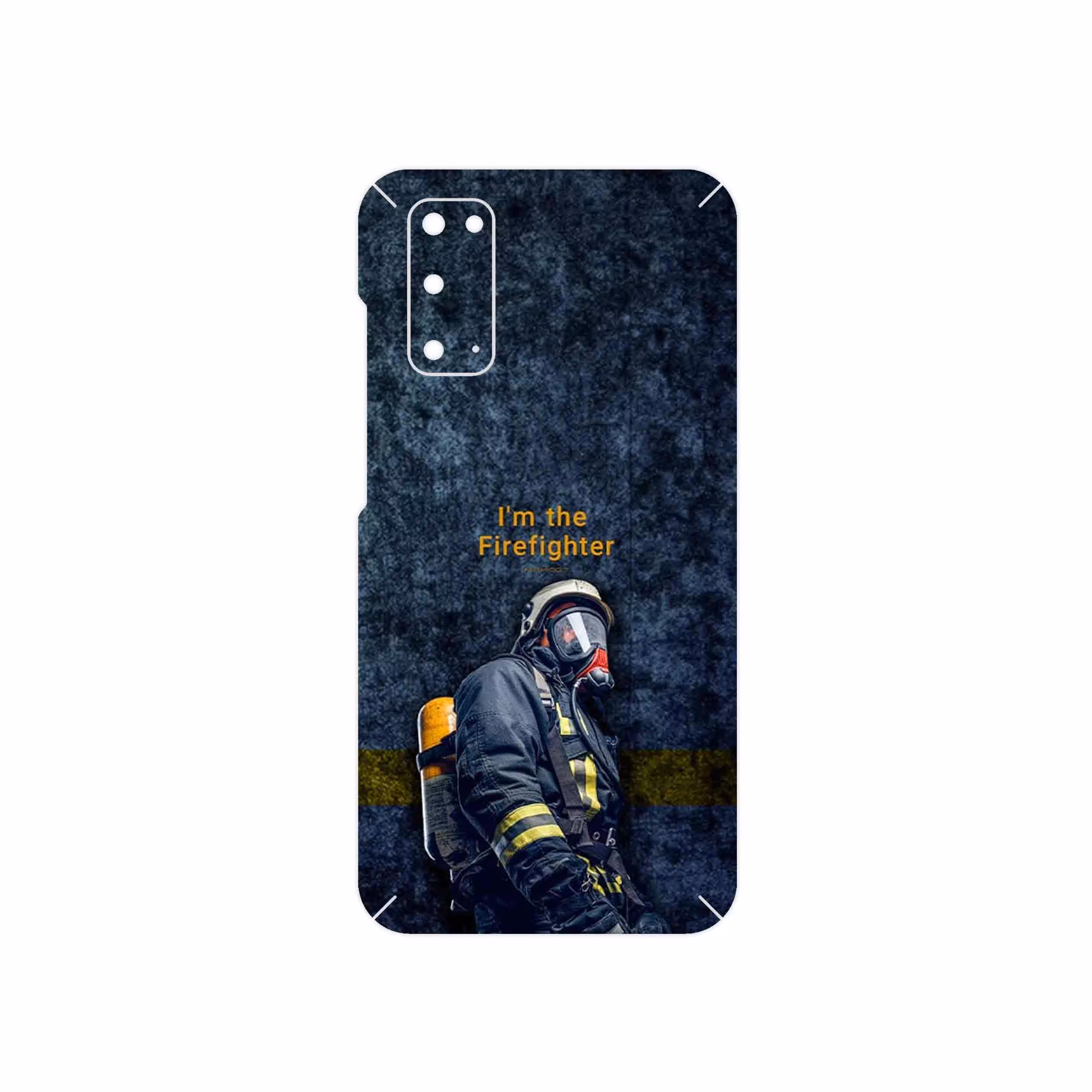 برچسب پوششی ماهوت مدل Firefighter مناسب برای گوشی موبایل سامسونگ Galaxy S20