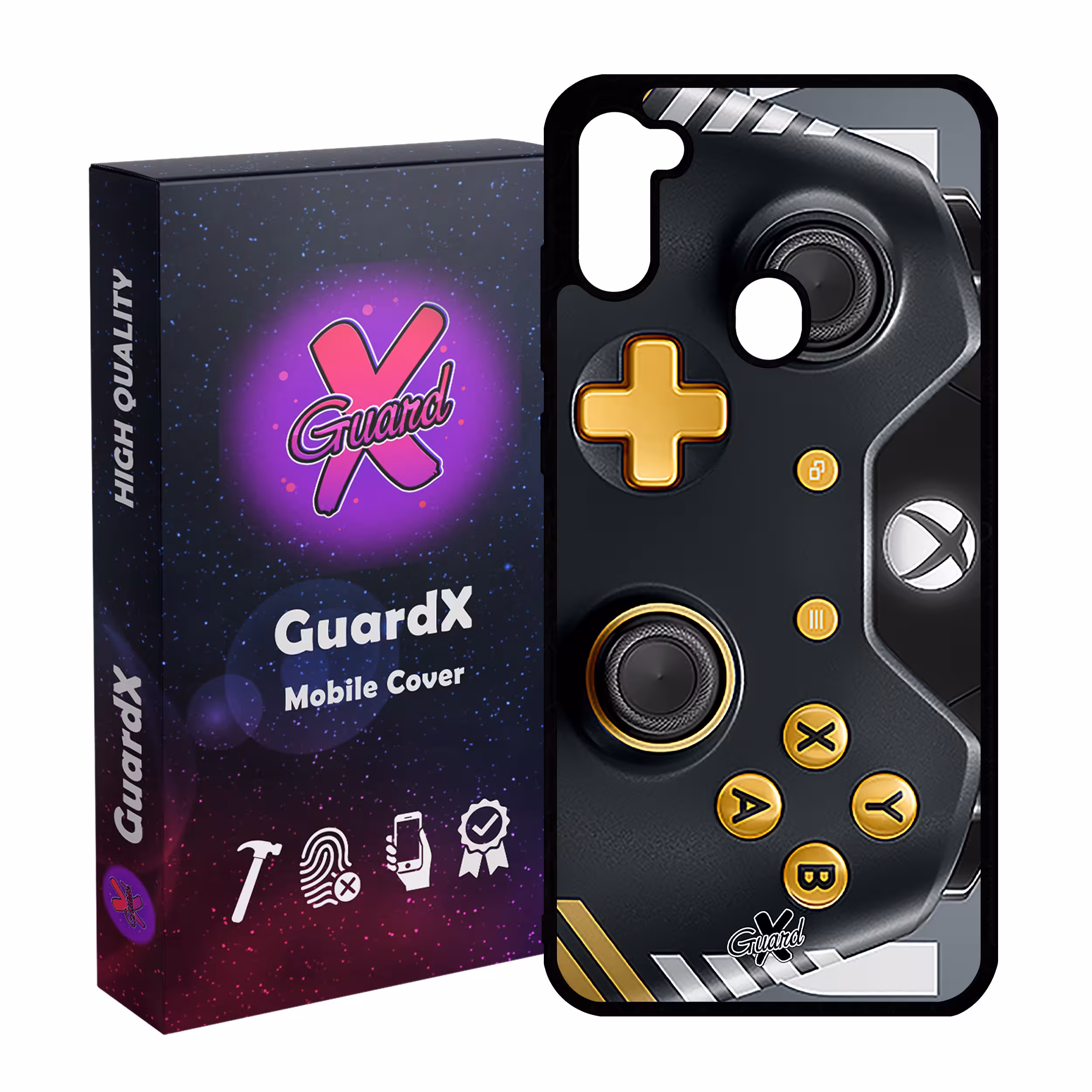 کاور گارد ایکس طرح XBox Conroller مدل Glass10090 مناسب برای گوشی موبایل سامسونگ Galaxy A11 / M11