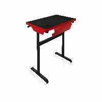 خرید میز گیمینگ Gaming Desk TITAN RGB Red با بهترین قیمت