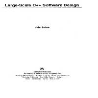 خرید و دانلود نسخه کامل کتاب Large-Scale C   Software Design