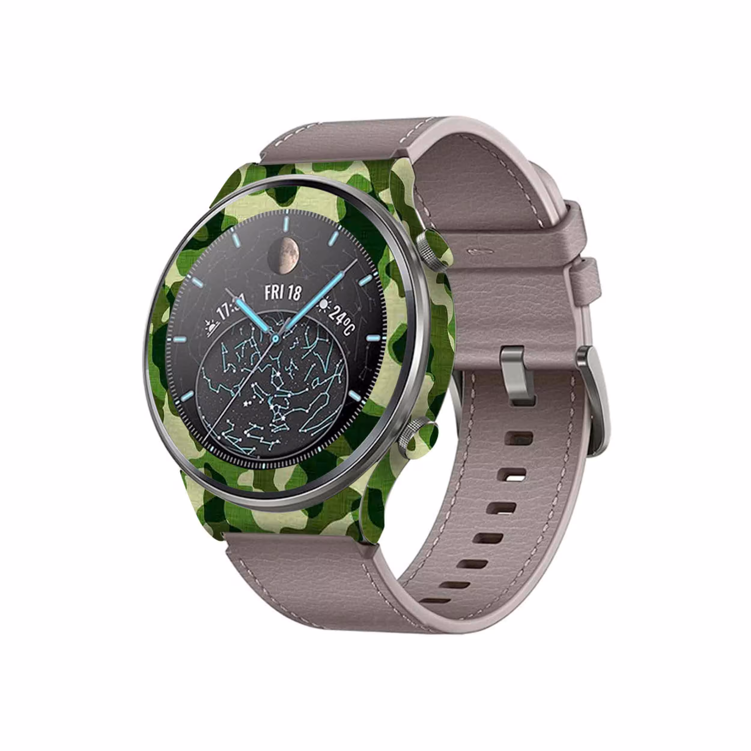 برچسب ماهوت طرح Army Green 2 مناسب برای ساعت هوشمند هوآوی Watch GT 2 Pro