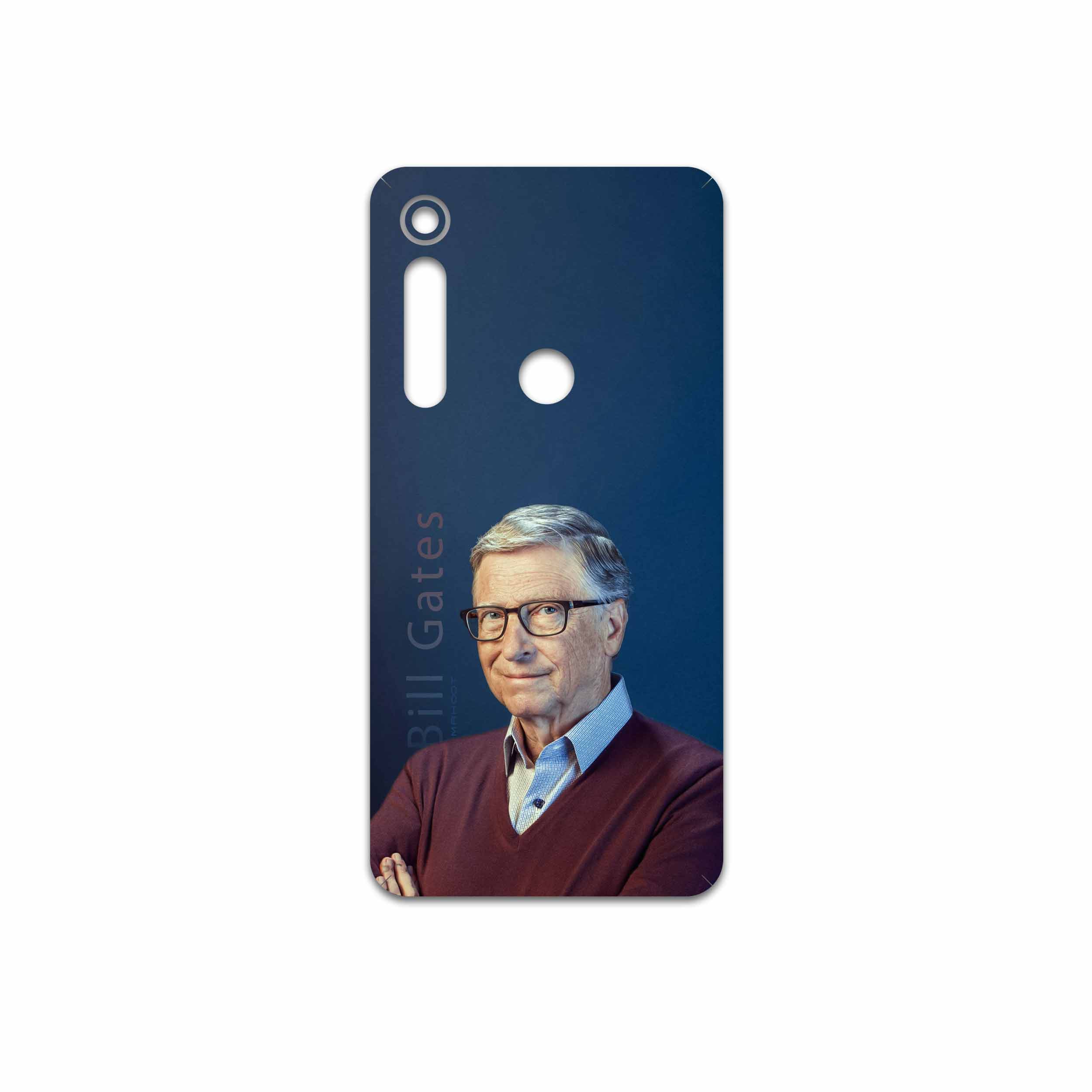برچسب پوششی ماهوت مدل Bill Gates مناسب برای گوشی موبایل موتورولا One Macro