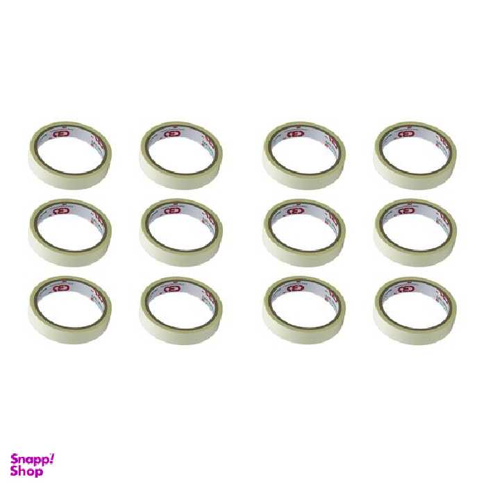 چسب کاغذی سی بی اس مدل JM1620 عرض 2 سانتی متر بسته 12 عددی