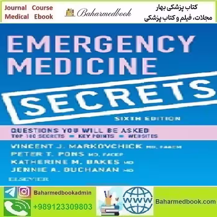Emergency Medicine Secrets 2016 TRUE PDF price 1€ - کتاب پزشکی بهار