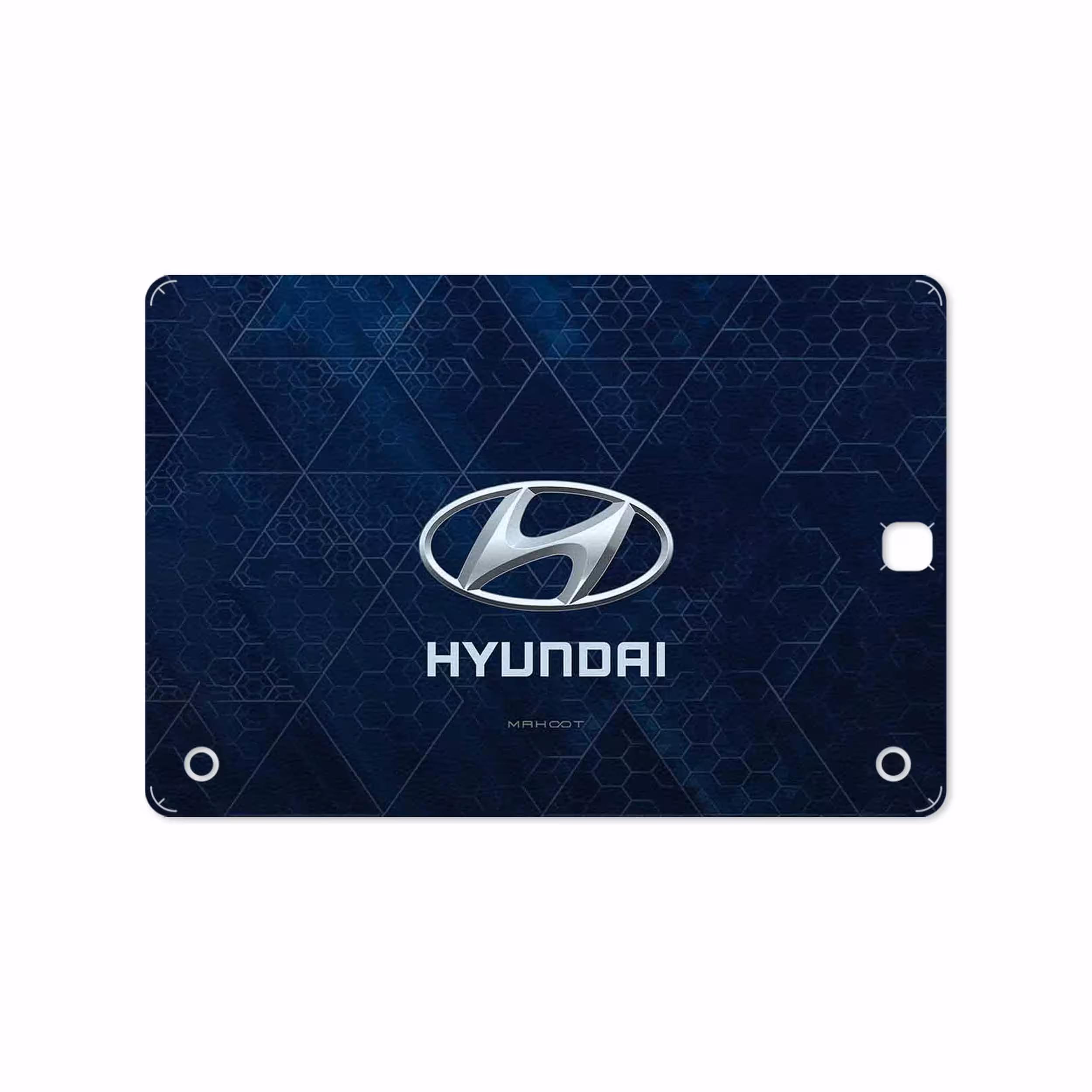 برچسب پوششی ماهوت مدل Hyundai-Logo مناسب برای تبلت سامسونگ Galaxy Tab A 9.7 2015 T555