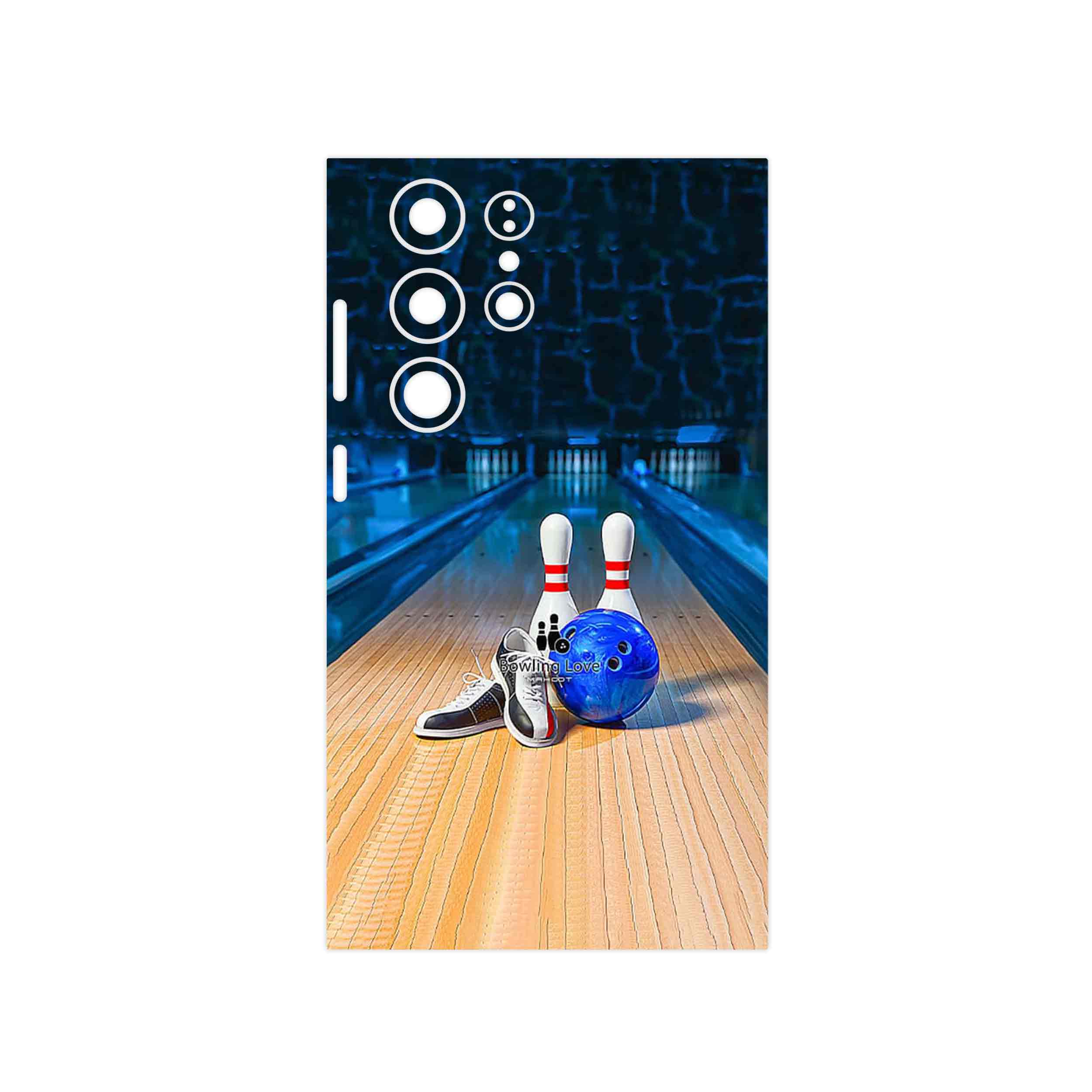 برچسب پوششی ماهوت مدل Bowling مناسب برای گوشی موبایل سامسونگ Galaxy S23 Ultra