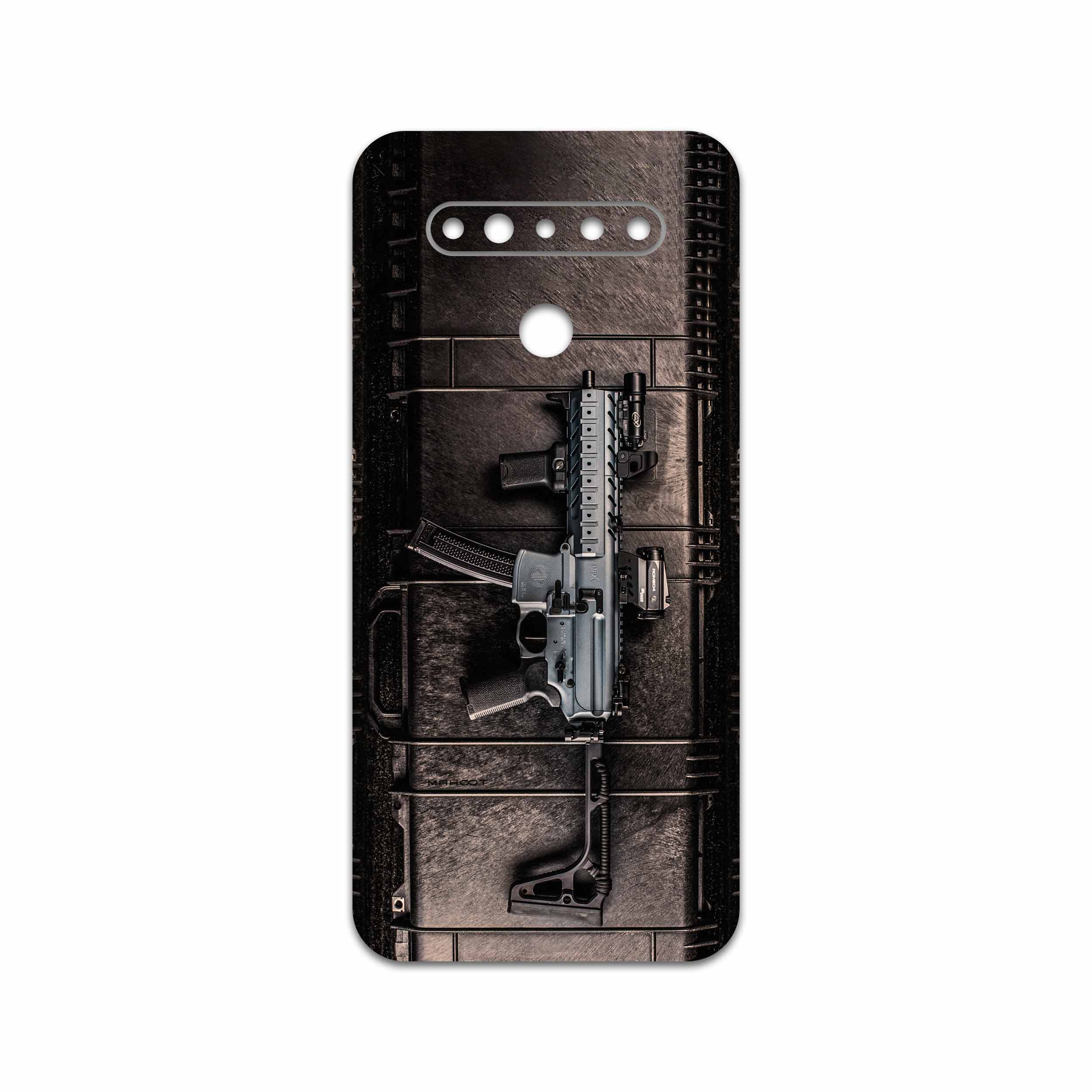 برچسب پوششی ماهوت مدل Gun مناسب برای گوشی موبایل ال جی K41s