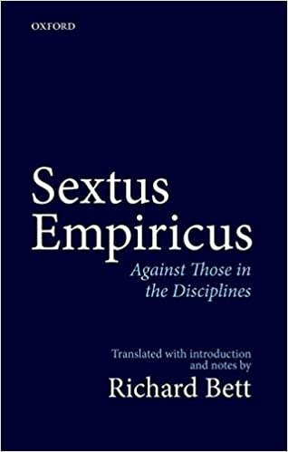 خرید و دانلود نسخه کامل کتاب Sextus Empiricus: Against Those in the Disciplines: Translated with introduction and notes - PDF
