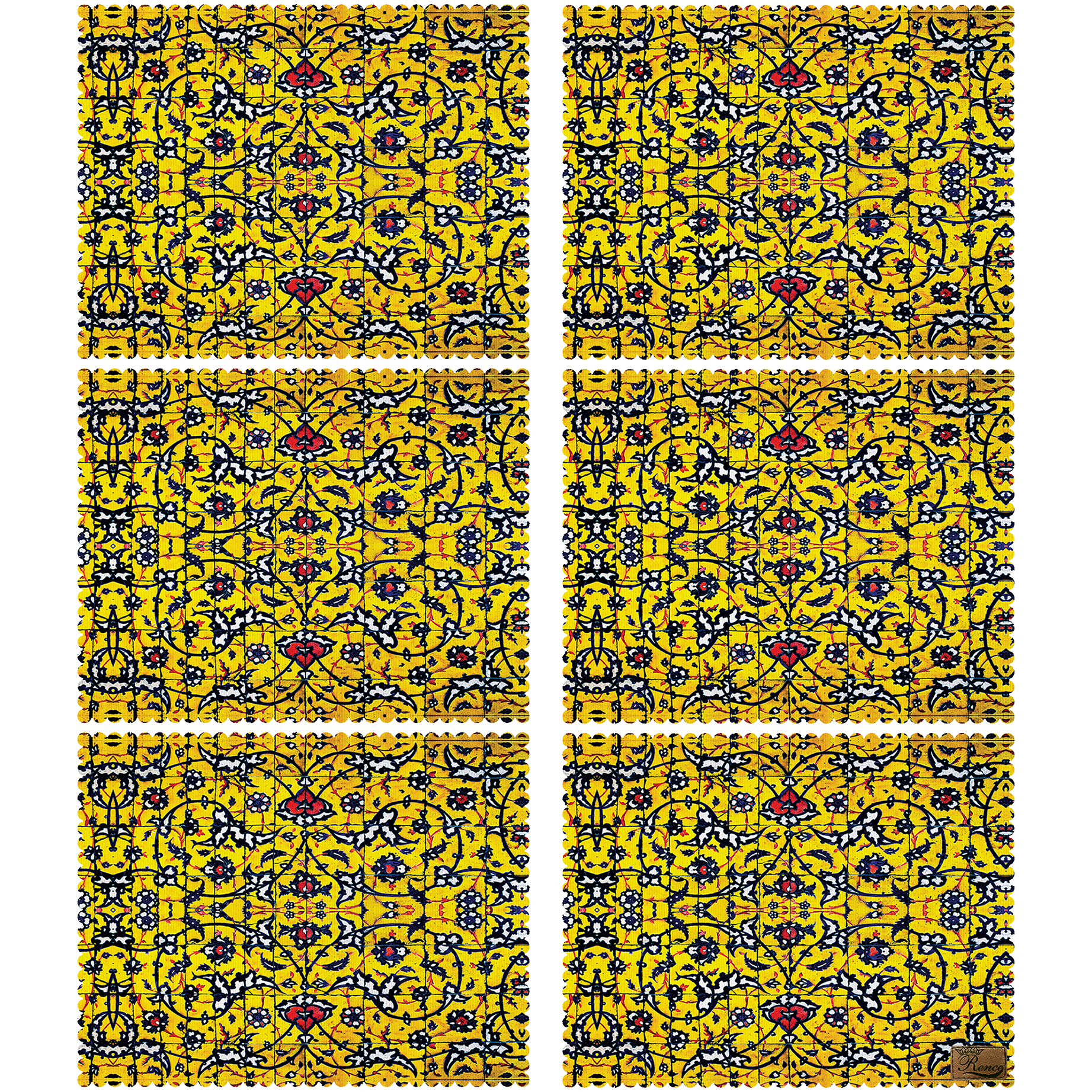 زیربشقابی رنس مدل UU3-42133 بسته 6 عددی