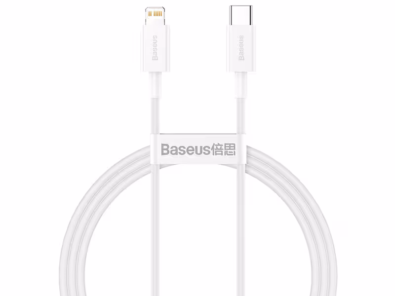 کابل فست شارژ Type-C به Lightning بیسوس مدل Superior Series Fast Charging Data Cable CATLYS-A02 به طول 1 متر و توان 20 وات