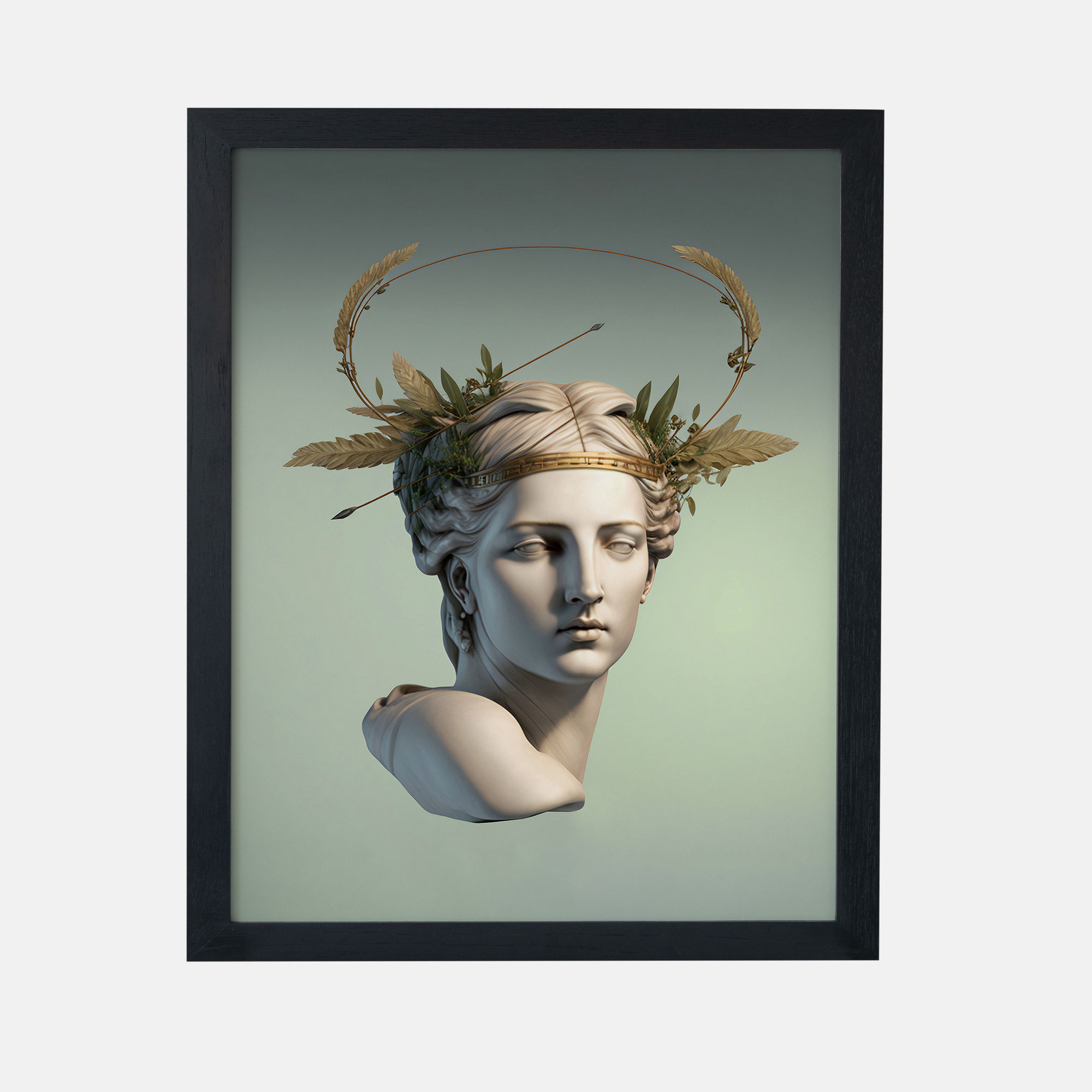 تابلو مدل دکوراتیو سبک مدرن طرح مجسمه کد 1002