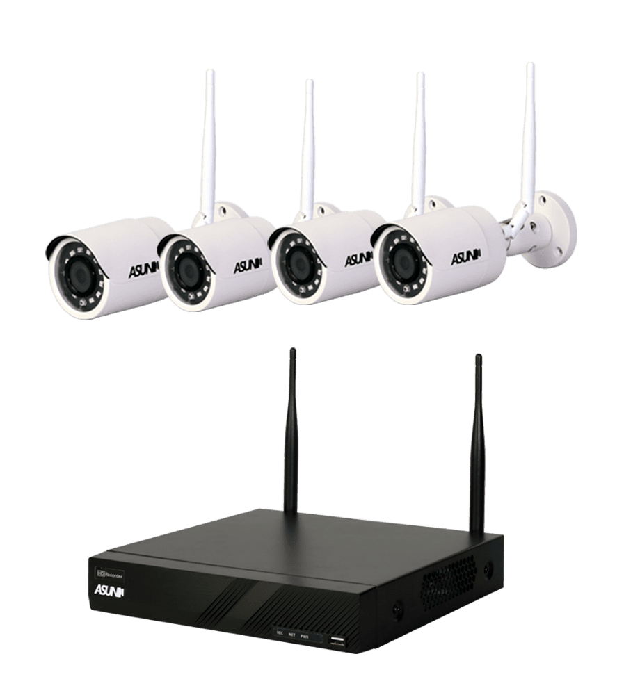 پکیج 4تایی دوربین مدار بسته بیسیم مدل AS-IPC04-O31A-WOL-A