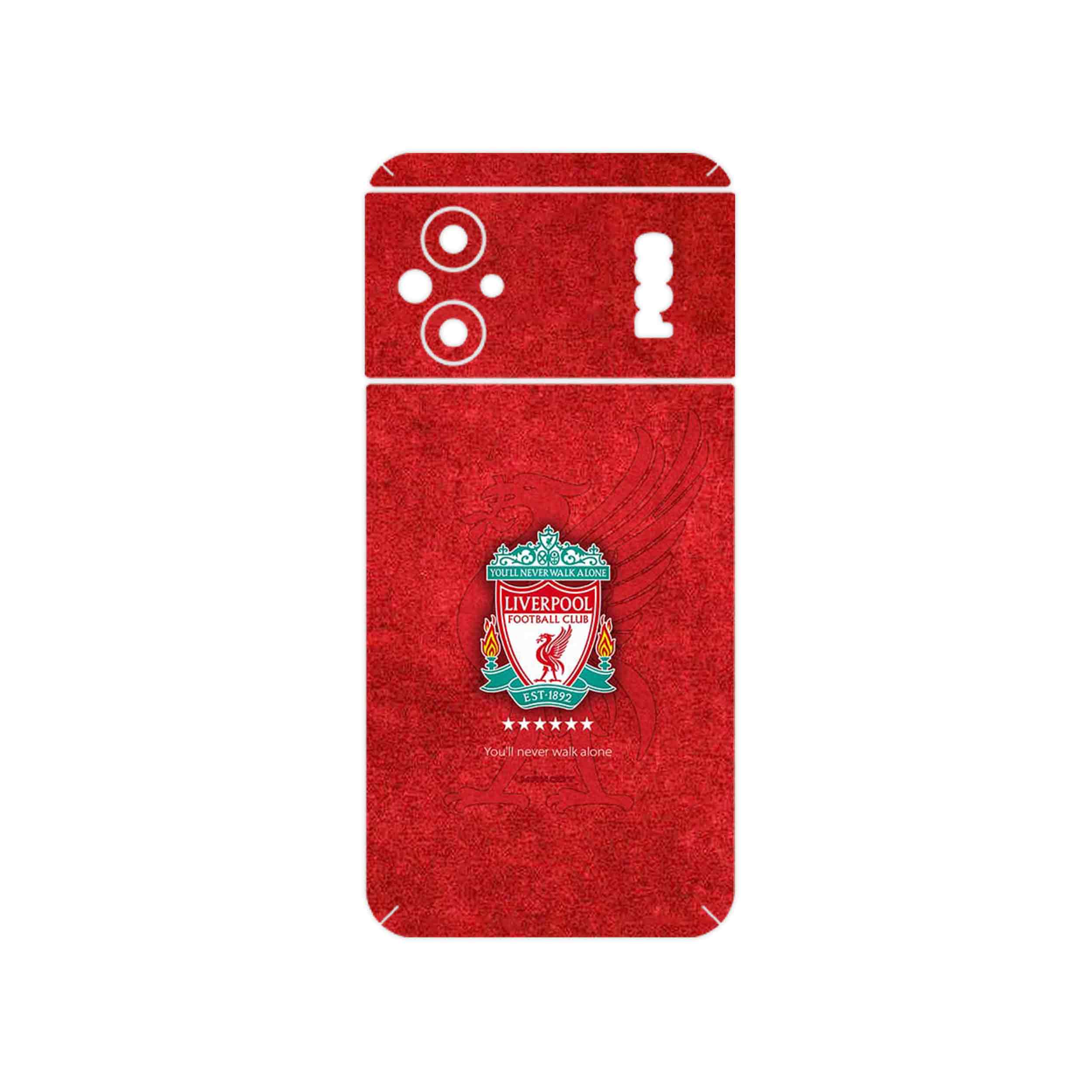 برچسب پوششی ماهوت مدل Liverpool مناسب برای گوشی موبایل شیائومی Poco M5