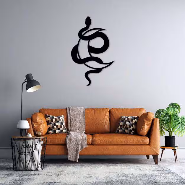 دیوارکوب ماهوت طرح مار و ماه 