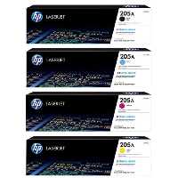 ست 4 رنگ کارتریج تونر لیزر رنگی HP 205A طرح - دوسو آی تی