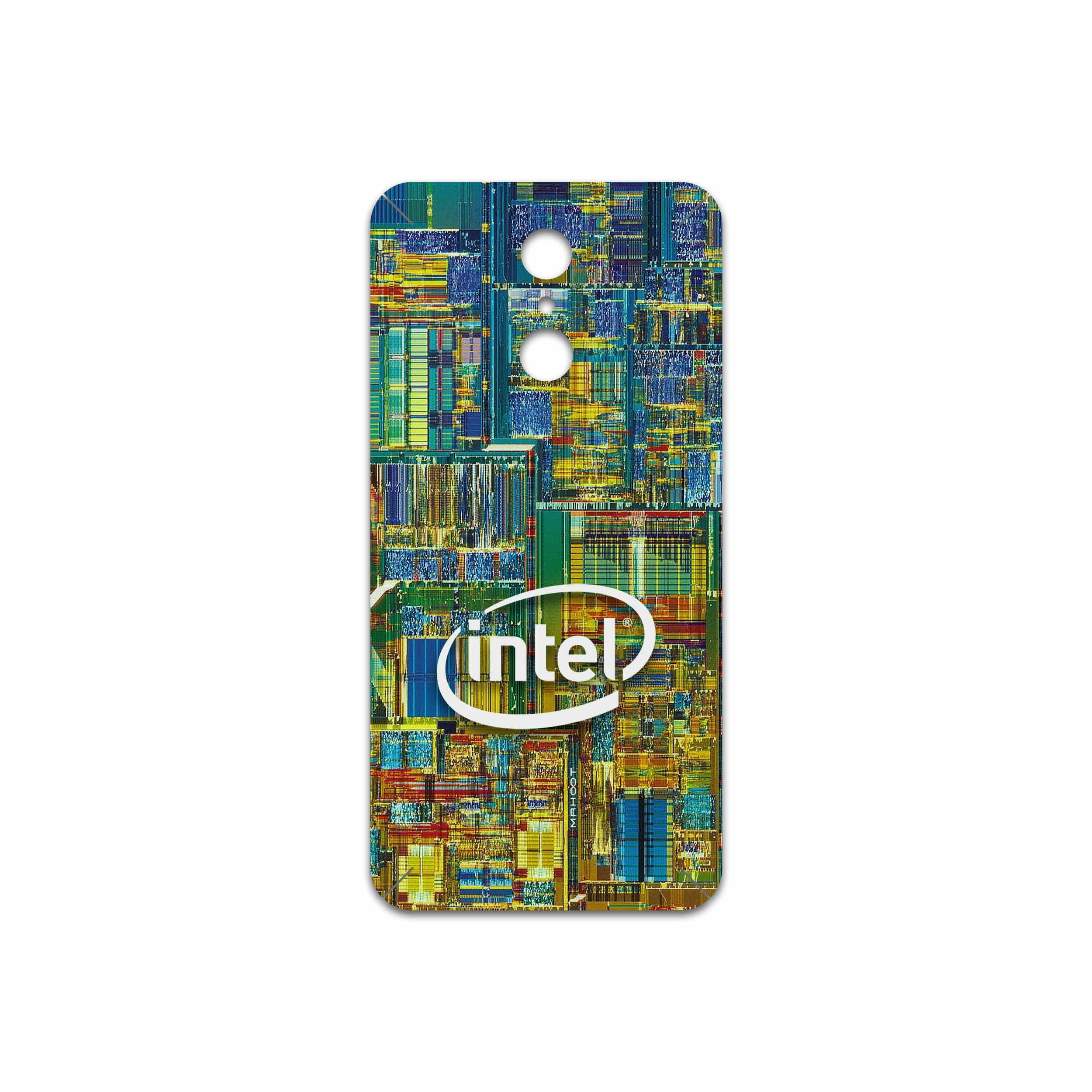برچسب پوششی ماهوت مدل Intel Brand مناسب برای گوشی موبایل ال جی Q7