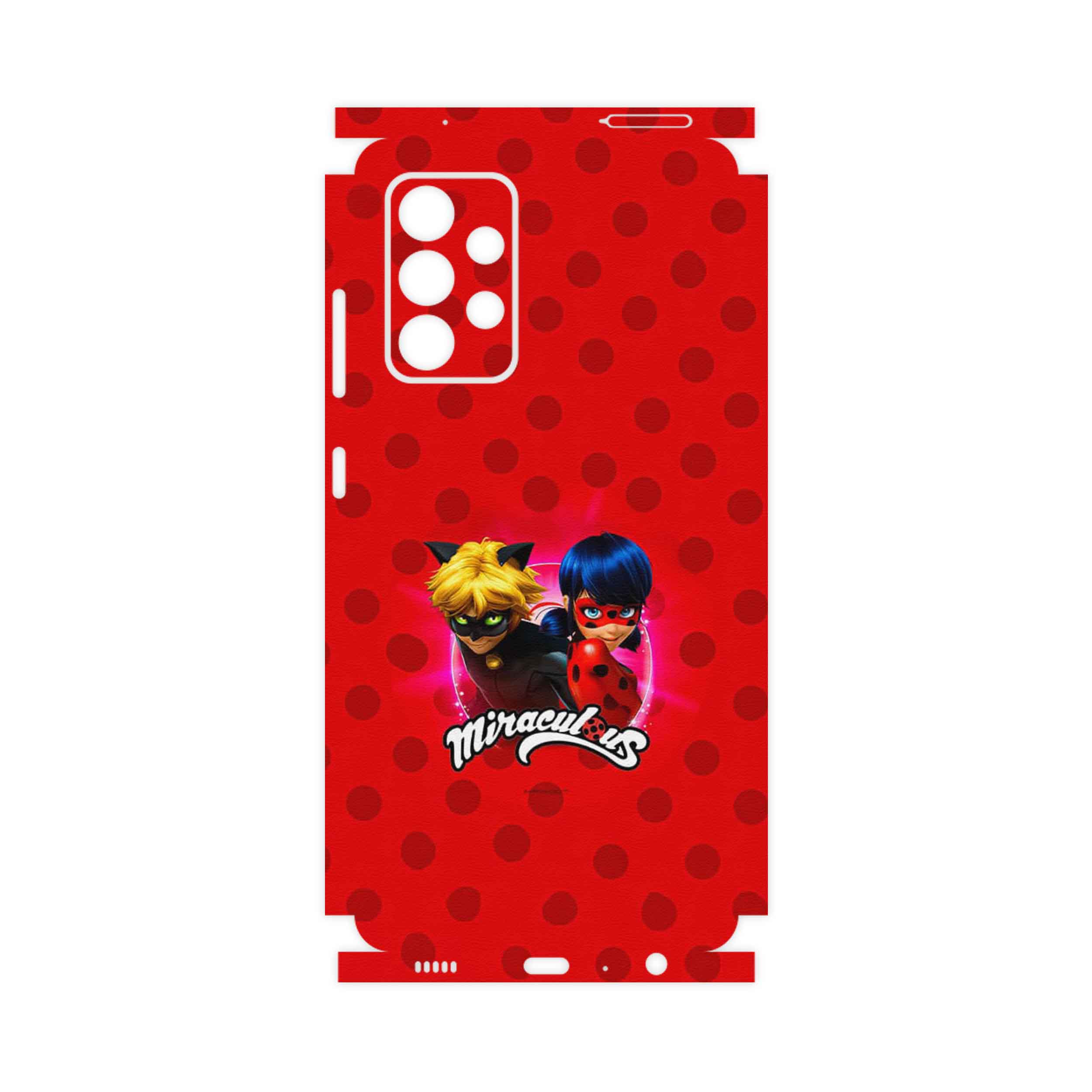 برچسب پوششی ماهوت مدل Ladybug and Cat Noir-FullSkin مناسب برای گوشی موبایل سامسونگ Galaxy A52 5G