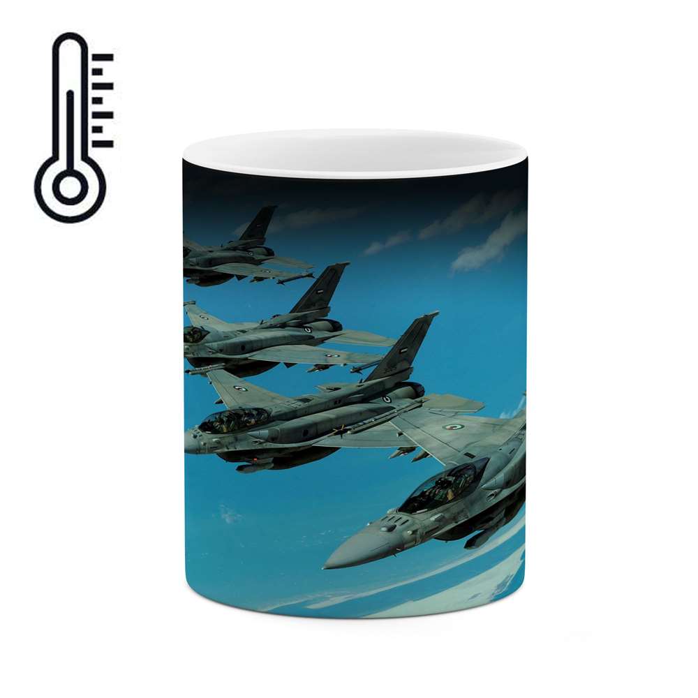 ماگ حرارتی کاکتی طرح هواپیما مدل mgh15729