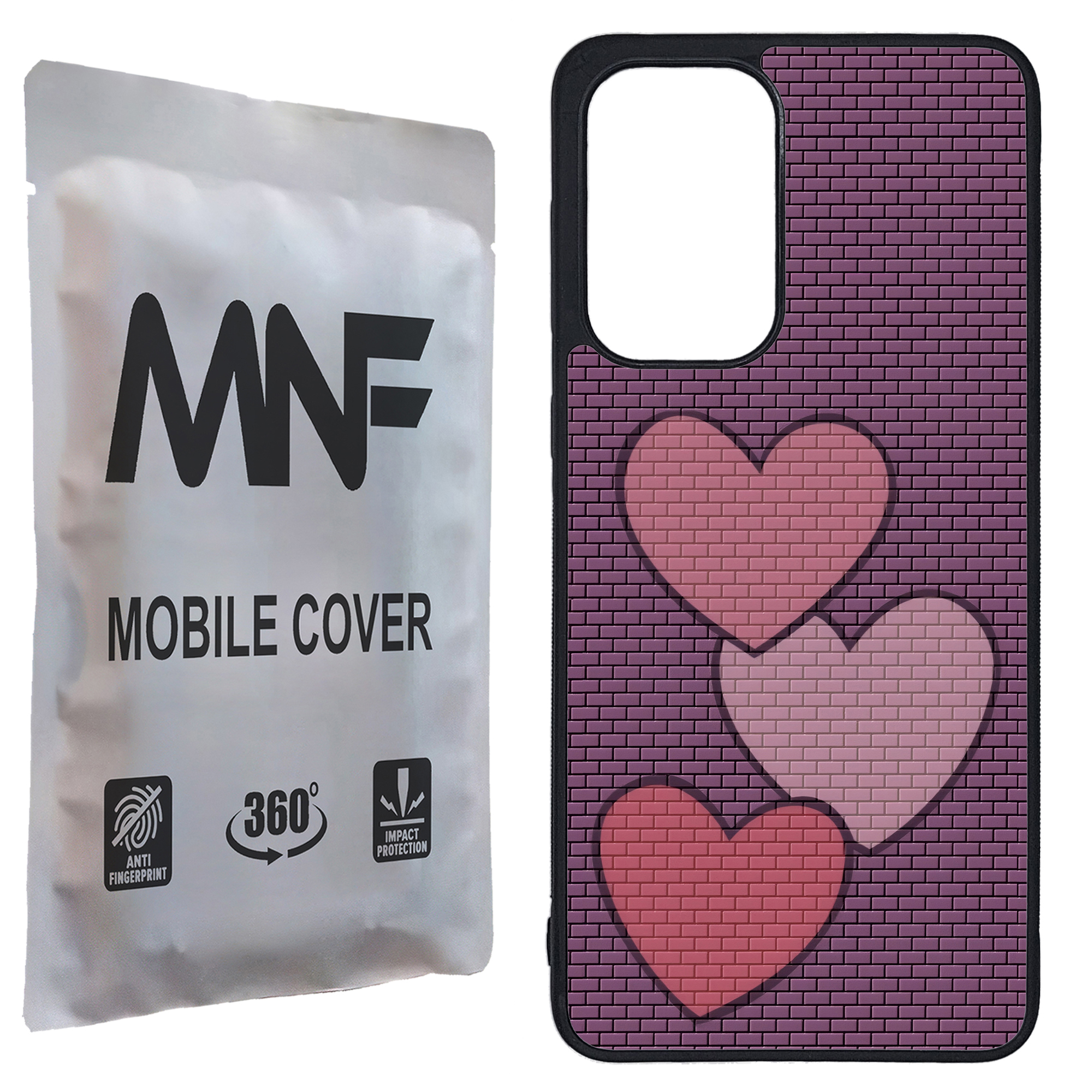 کاور ام ان اف طرح دیوار قلبی کد P-017 مناسب برای گوشی موبایل سامسونگ Galaxy A33 / A33 5G